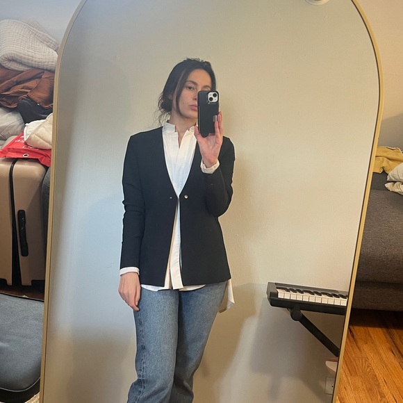 Aday Something Borrowed Shirt white size xs - Picture 4 of 4